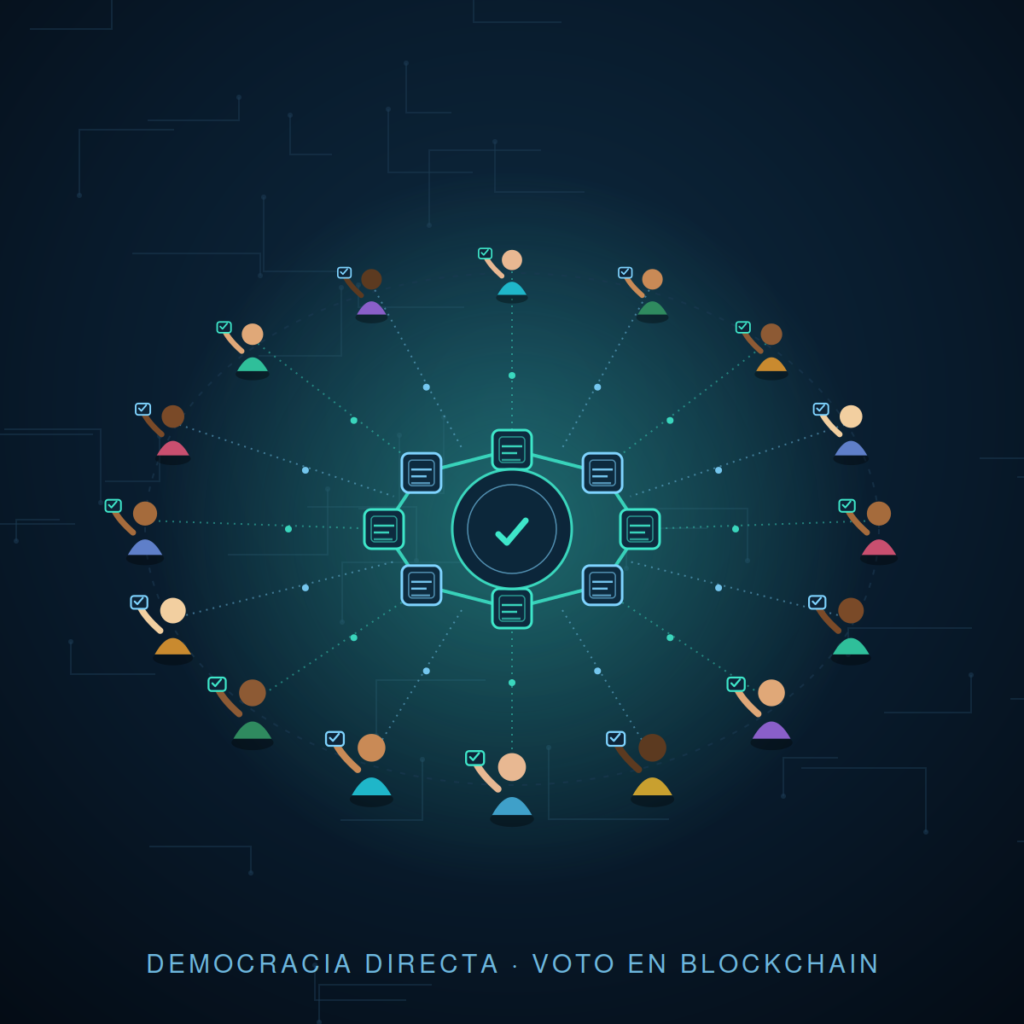 democracia directa blockchain