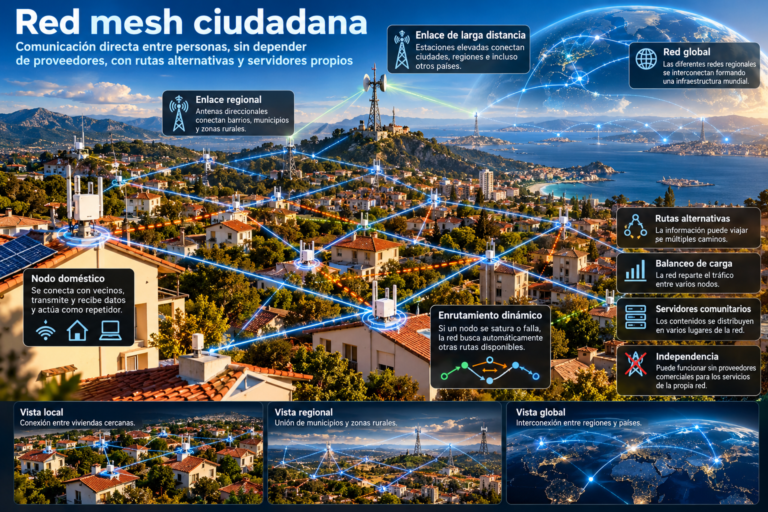 Infografia de la xarxa mesh ciutadana