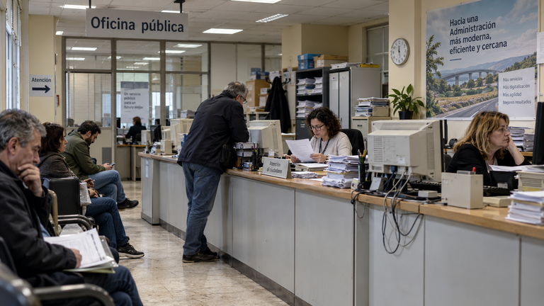 Sala d’espera de l’oficina pública